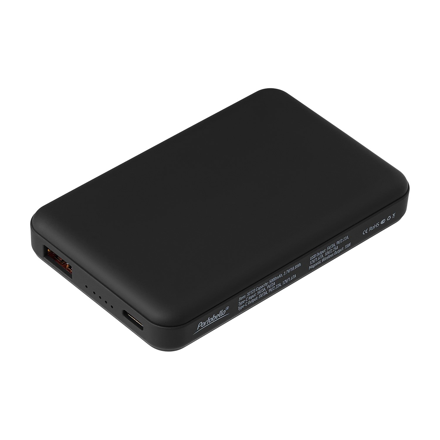 Внешний аккумулятор Ларго PD (Largo PD) 5000mAh с функцией беспроводной зарядки 15W — изображение 16