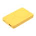 Внешний аккумулятор Ларго PD (Largo PD) 5000mAh с функцией беспроводной зарядки 15W, желтый