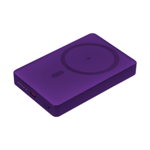 Внешний аккумулятор Атлантис Плюс PD (Atlantis PD Plus) 10000mAh с функцией беспроводной зарядки 15W, фиолетовый