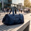 Сумка спортивная "Gym"; серая; 45х21х20 см; из водостойкого материала. — изображение 12