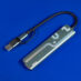 USB-хаб STEM 7 в 1, серый, алюминий