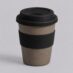 Стакан из бамбукового волокна Café, черный, серый